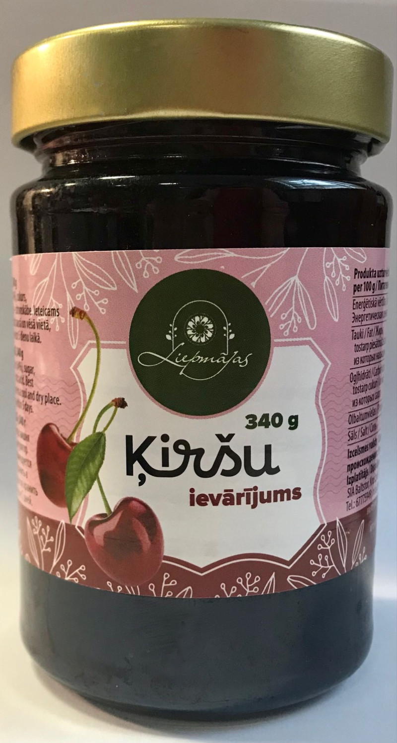 Ievārījums Liepmājas ķiršu 340g (26.06.27) Polija