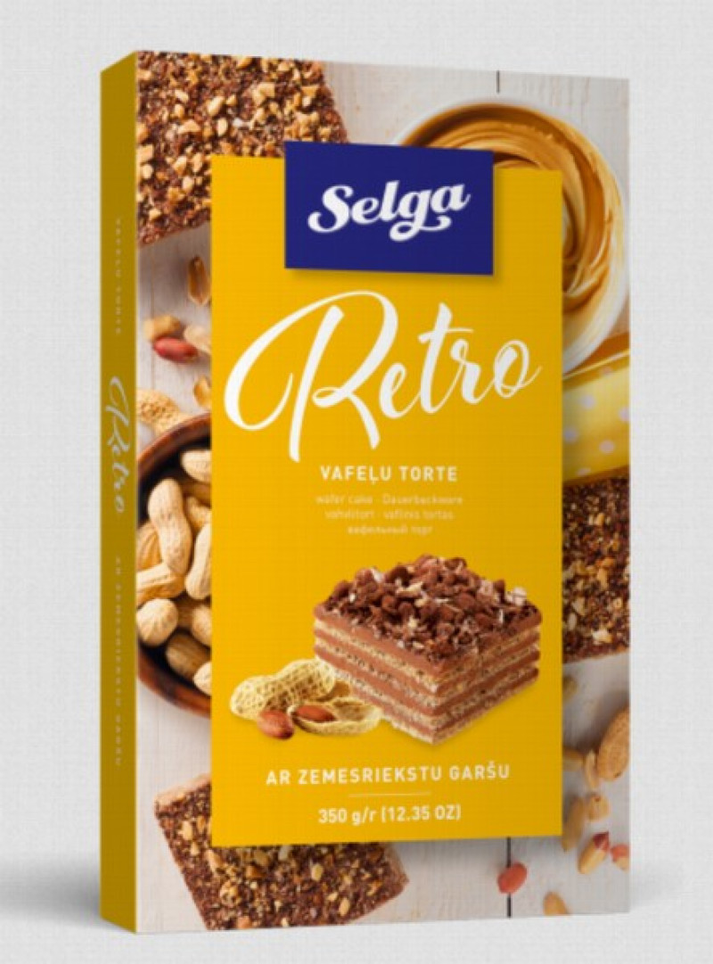 Vafeļu torte Selga Retro 350g (12.11.26) LV