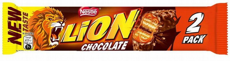 Šokolādes batoniņš Lion 2Pack King Size 60g 1/28 (03.26) Polija