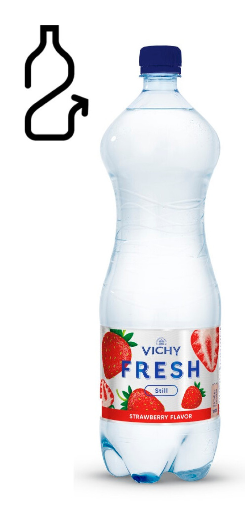 Dzēriens Vichy FRESH Strawberry 1.5L DEPOZĪTA maksa 0.10 eiro (04.04.26) LT