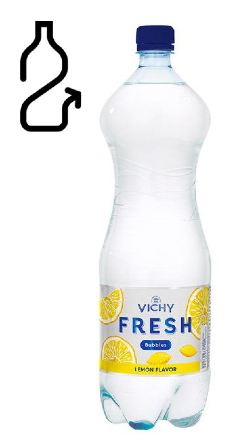 Dzēriens Vichy FRESH Bubbles Lemon 1.5l DEPOZĪTA maksa 0.10 eiro(10.01.26) LT