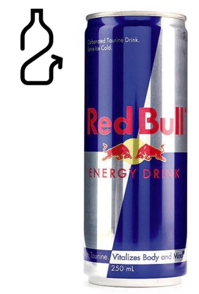 Enerģijas dzēriens Red Bull 0.25L DEPOZĪTS 0.10eur 1/24 (26.03.28) Austrija