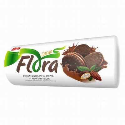 Cepumi Flora ar kakao krēma pildījumu 180g 1/12 (27.08.26) Moldova