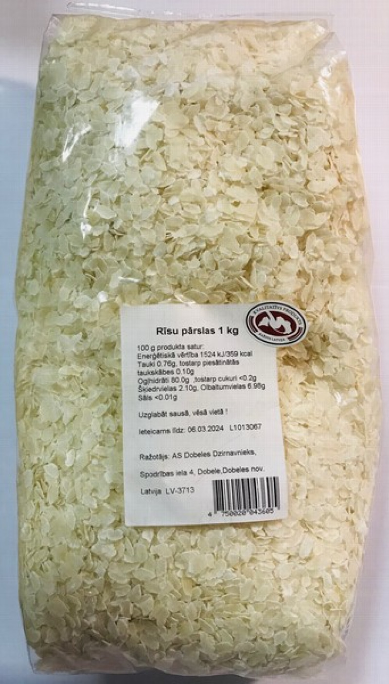 Rīsu pārslas ((1kg)) Dobele (06.12.25)