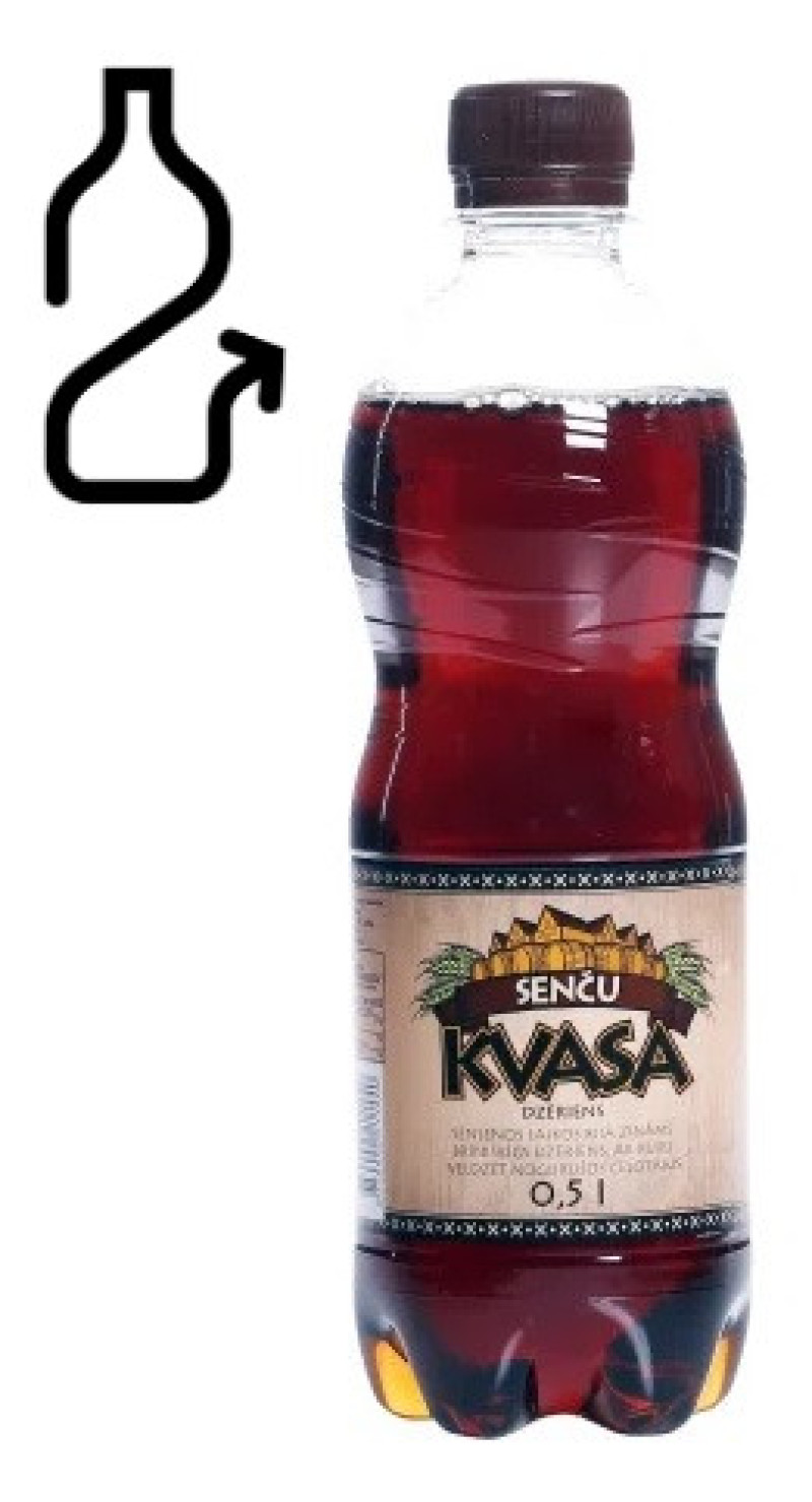 Kvass Cido senču 0.5L 1/12 DEPOZĪTA maksa 0.10 eiro (21.11.26) LV