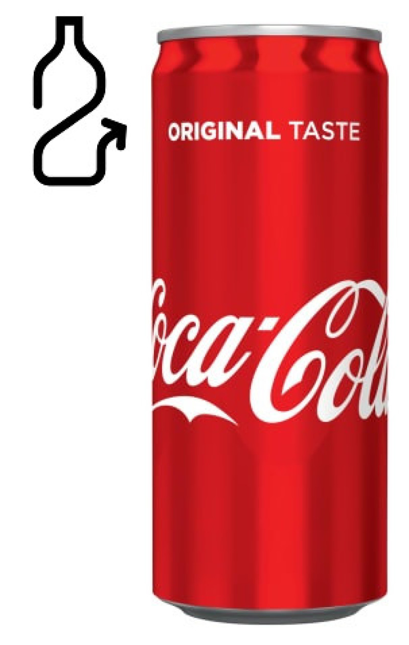 Coca Cola 0.33L CAN DEPOZĪTA maksa 0.10 eiro 1/24 (29.06.26) Polija