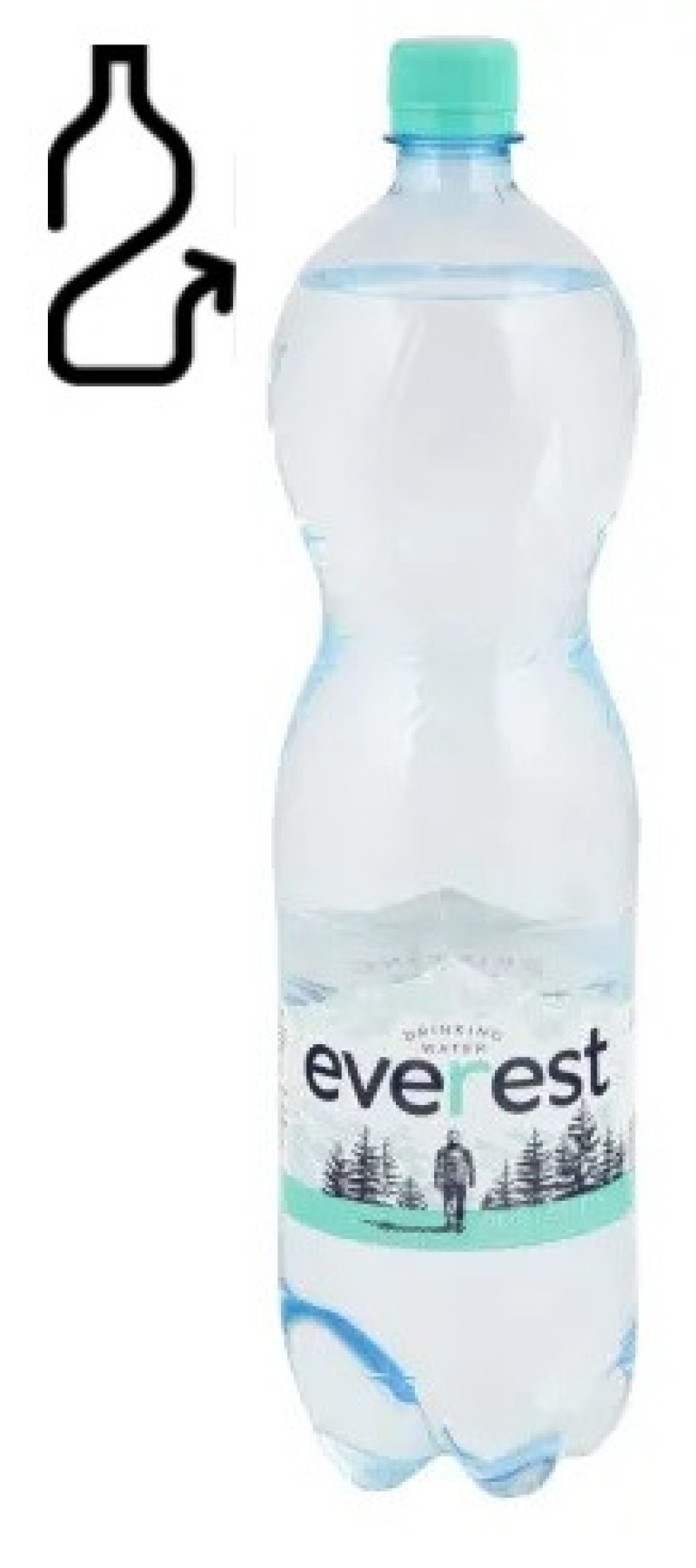 Dzeramais ūdens Gutta Everests viegli gāzēts 1.5L (25.09.26) DEPOZĪTA maksa 0.10 eiro Latvija