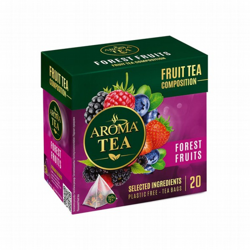 Tēja Aroma Pyramids Forest Fruits 2g*20 (09.2027) Polija