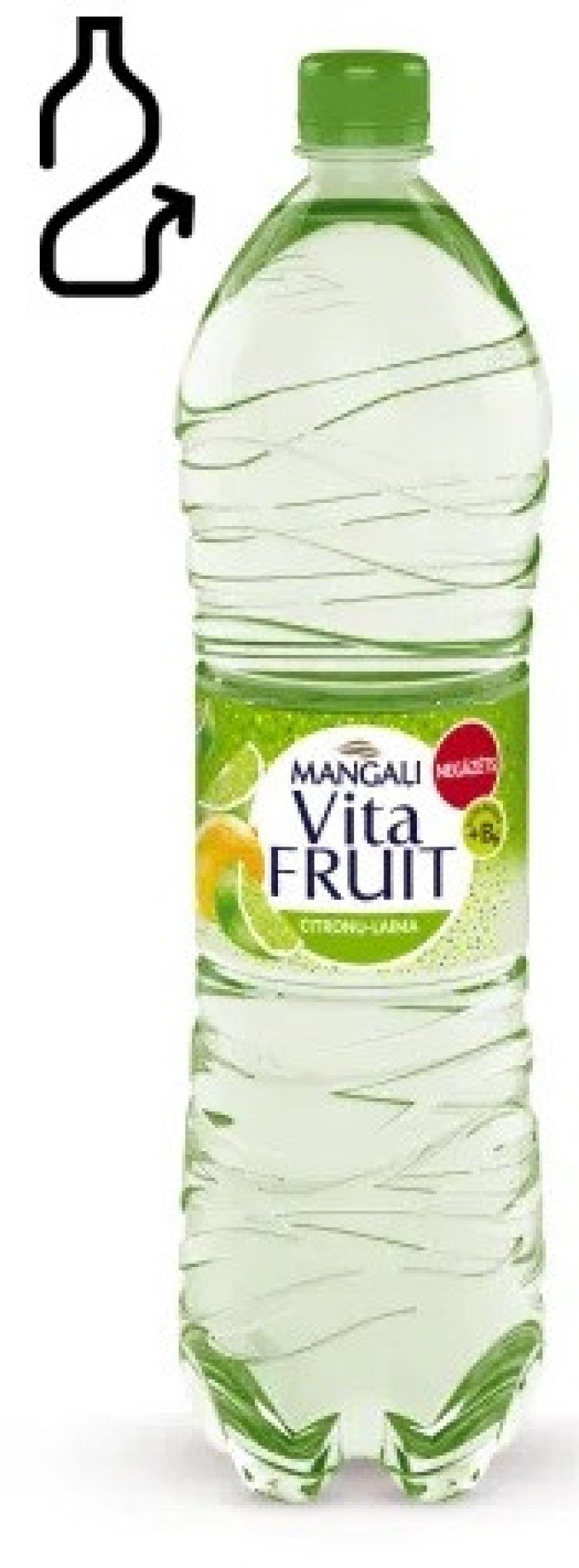 Dzēriens Mangaļi Vitafruit citronu laimu garšu negāz.1.5L 1/6 (23.01.26) DEPOZĪTA maksa 0.10 eiro 
