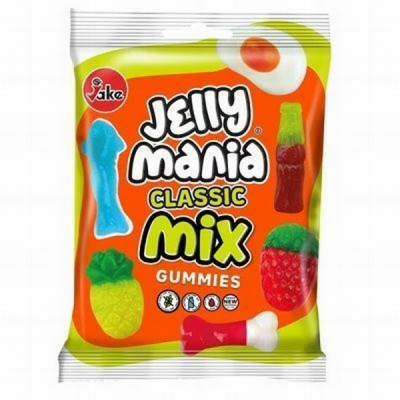 Želejkonfektes Jellymania Acid Classic Mix 100g