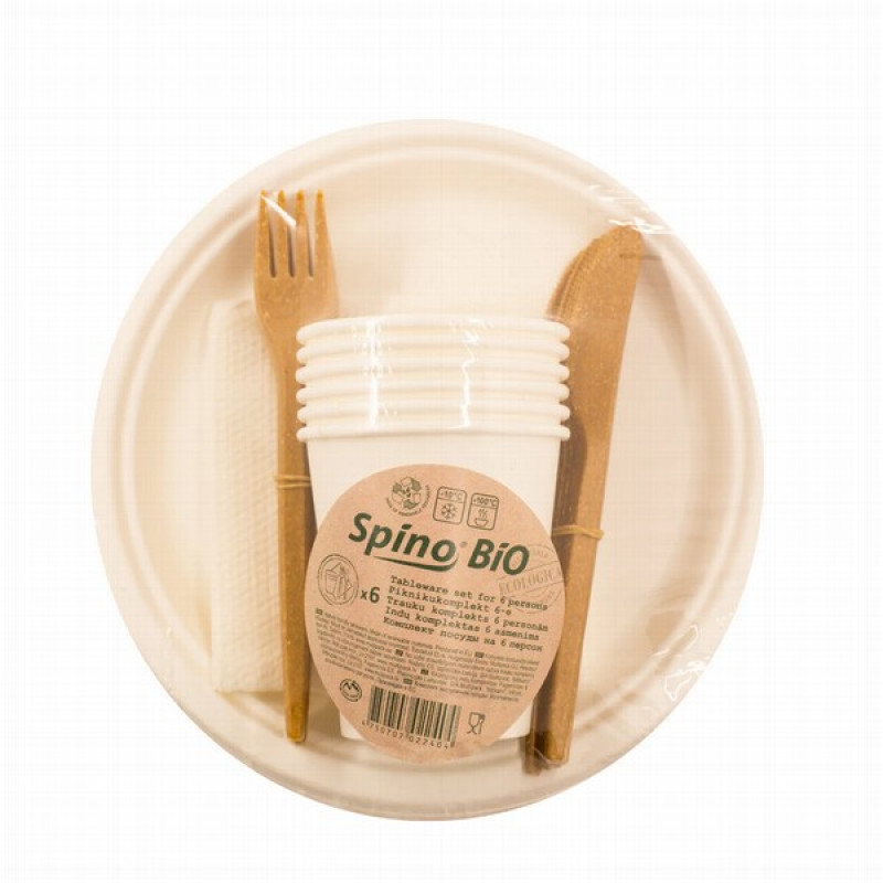 Trauku komplekts 6 personām BIO Spino