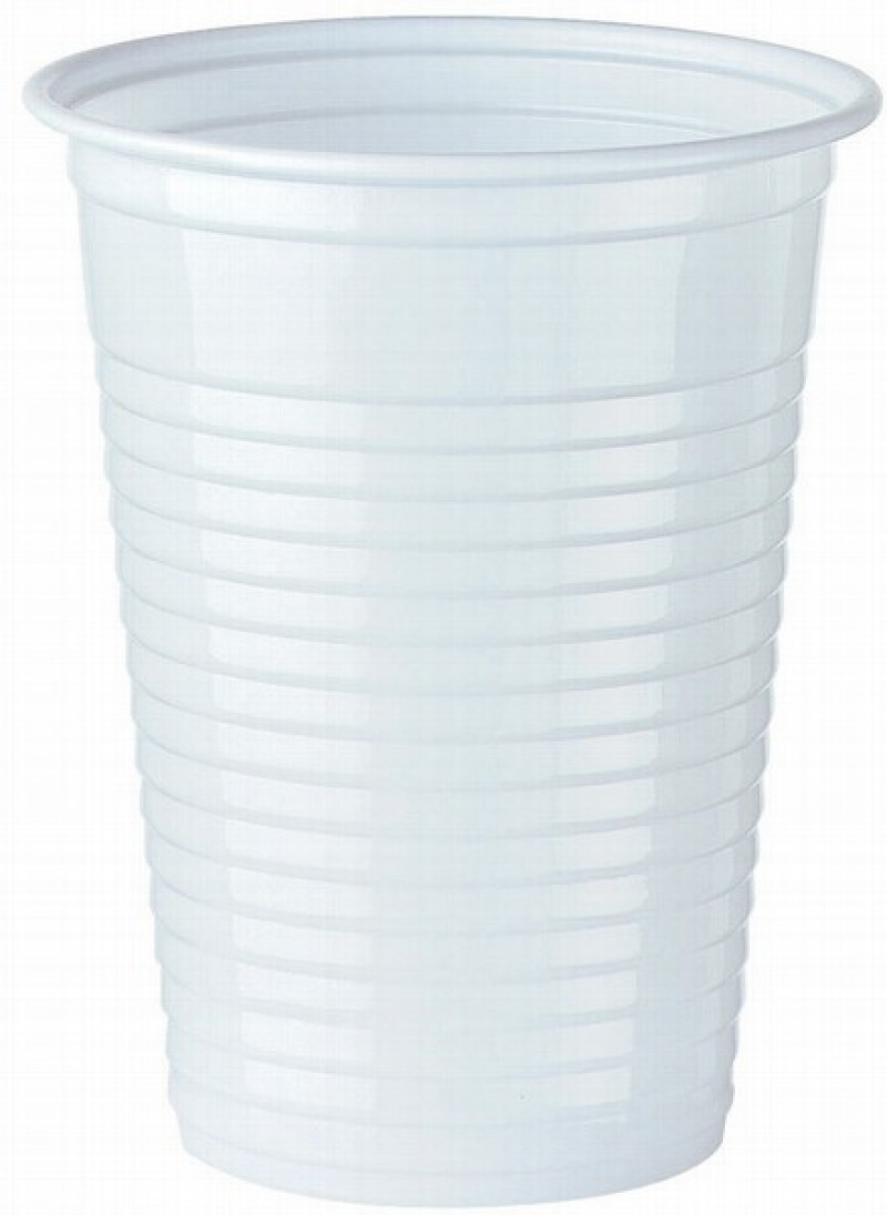 Glāzes baltas 200ml 100gb