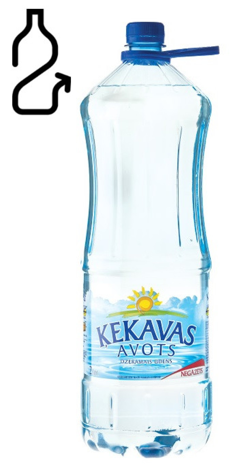 Dzeramais ūdens Ķekava negāzēts 2L DEPOZĪTA maksa 0.10 eiro(21.05.26) LV