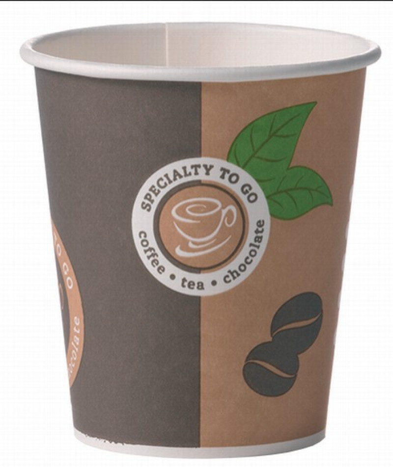 Kafijas glāzes kartona "Coffee to go" 250ml 80gb