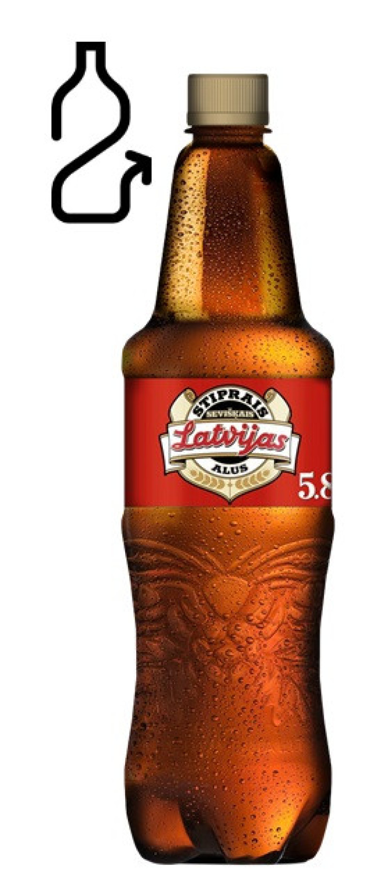 Alus Aldara Latvijas sevišķais Stiprais 1L 5.8%  DEPOZĪTA maksa 0.10 eiro (26.03.26)LV