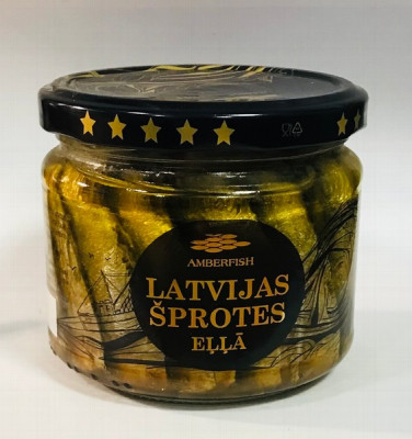 Šprotes eļļā 240g Amberfish (13.02.27)