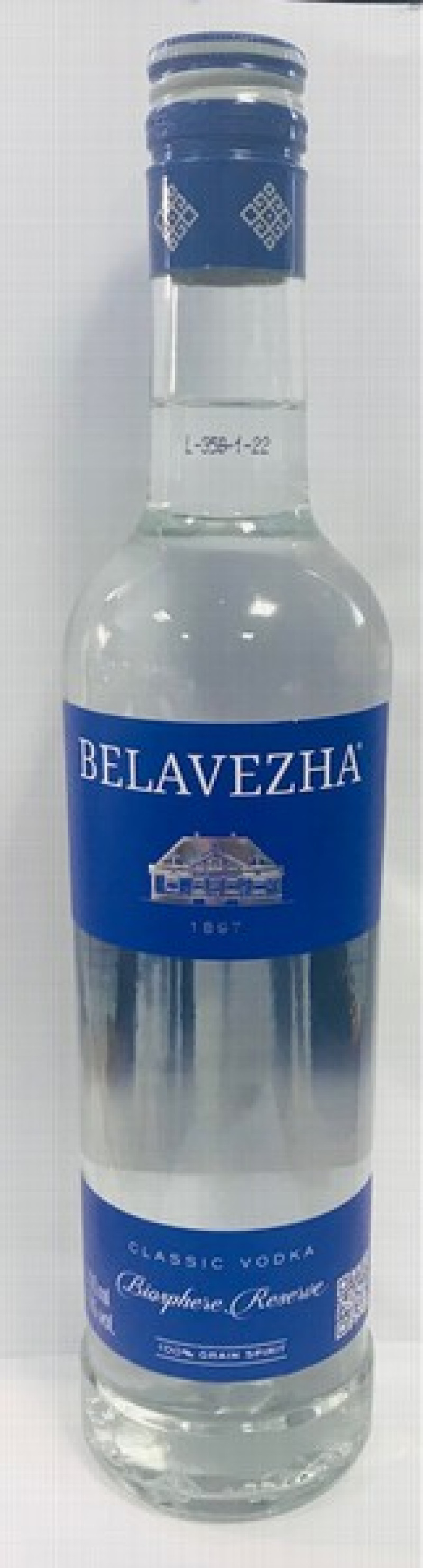 Degvīns BELAVEZHA Classic 40% 0.5L BL