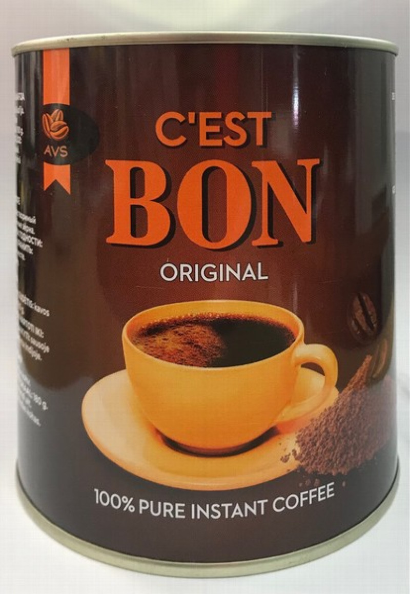 Kafija šķīstošā BON C'EST original 180g (10.06.27)