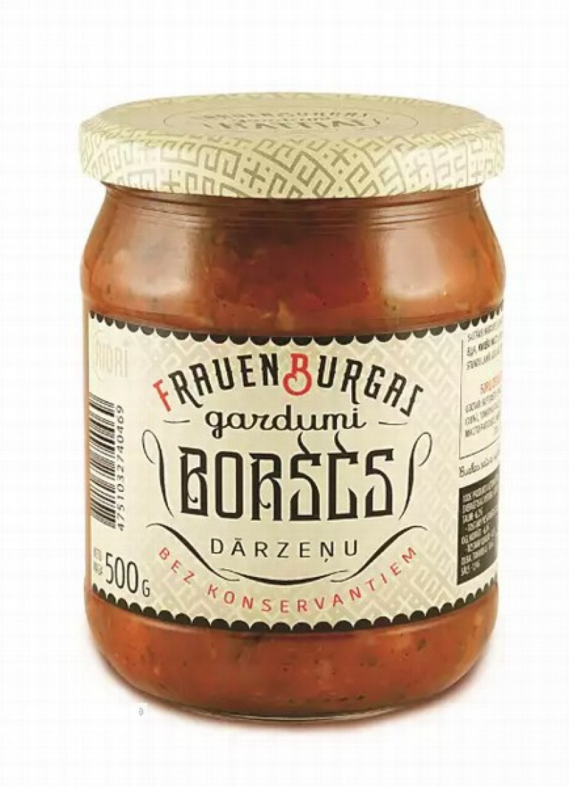 Borščs dārzeņu 500g Frauenburgas gardumi 1/8 (26.06.26)Latvija