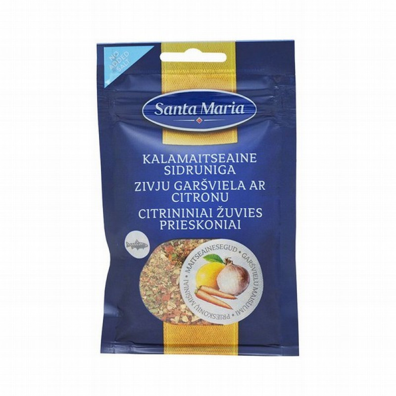 Garšviela Santa Maria zivju ar citronu 23g (19.03.28)  Igaunija