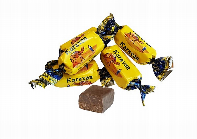 Šokolādes konfektes Karavan 2.5kg (03.11.26) (daudzumu norādīt kilogramos) Ukraina