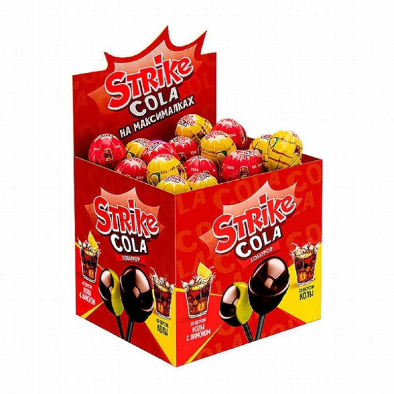 Ledenes uz kociņa Strike Cola 11.3g*50gb (14.07.26) RU