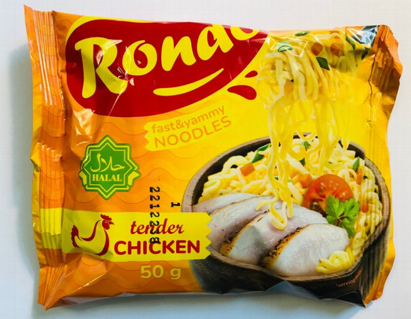 Nūdeles Rondo ātri pagatavojamās ar vistas garšu 50g  (16.07.25)