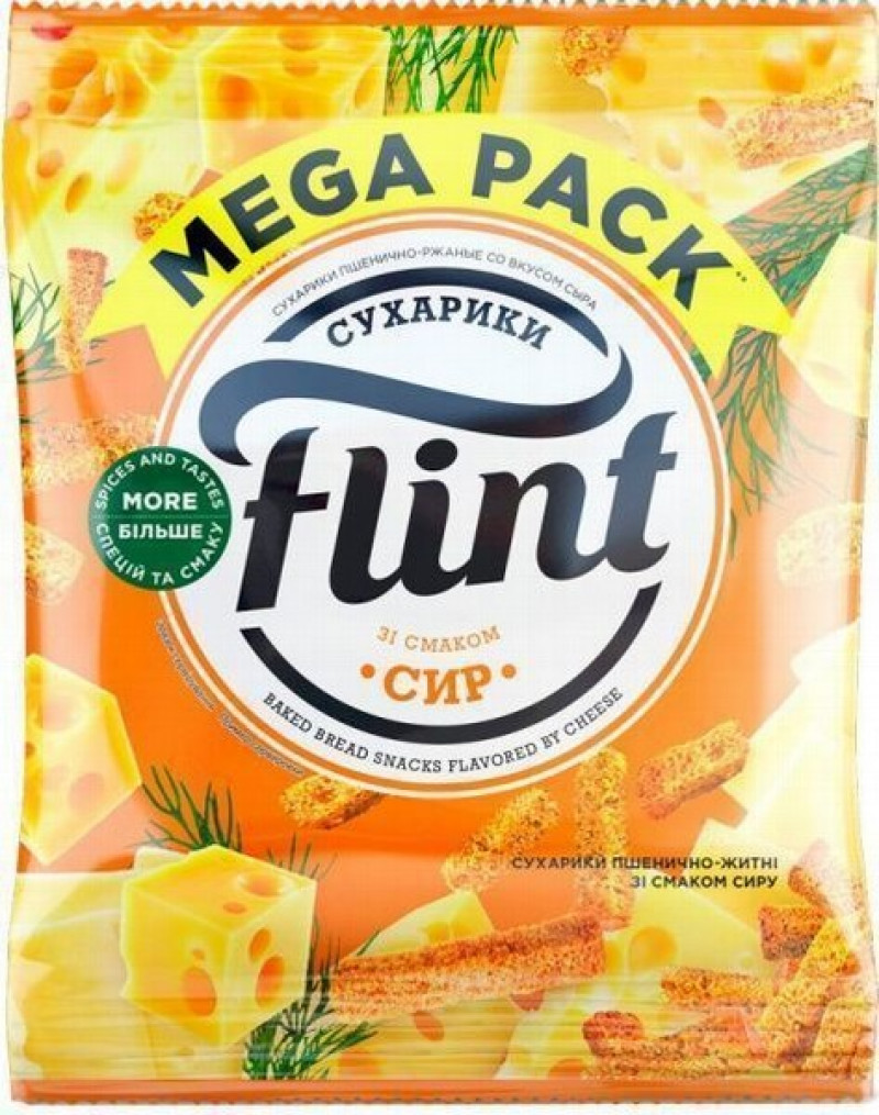 Grauzdiņi Flint siera 110g  1/30 (06.09.25) Ukraina