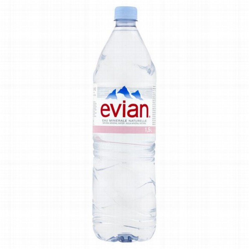 Minerālūdens Evian 1,5l DEPOZĪTA maksa 0.10 eiro (04.2025) Francija