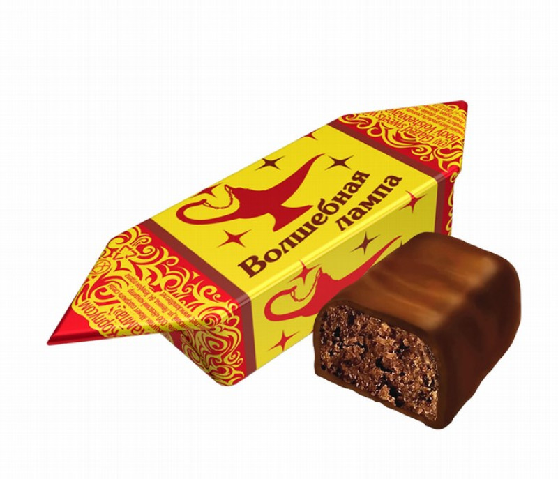 Šokolādes konfektes Volšebnaja Lampa 1kg Ņevskij (13.06.26) Krievija