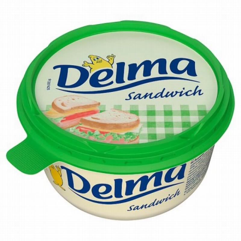 Margarīns Delma sviestmaizēm 20% 450g 1/12 (01.03.26) Polija
