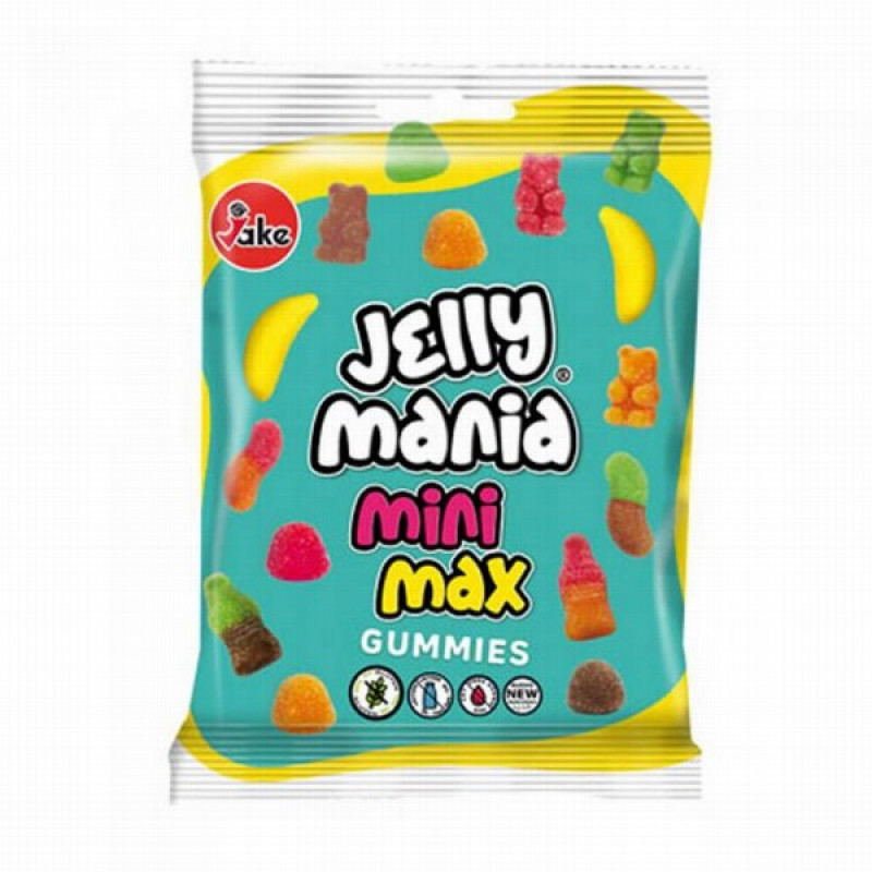 Želejkonfektes Jake Jelly mania Mini Max 70g (02.2026)