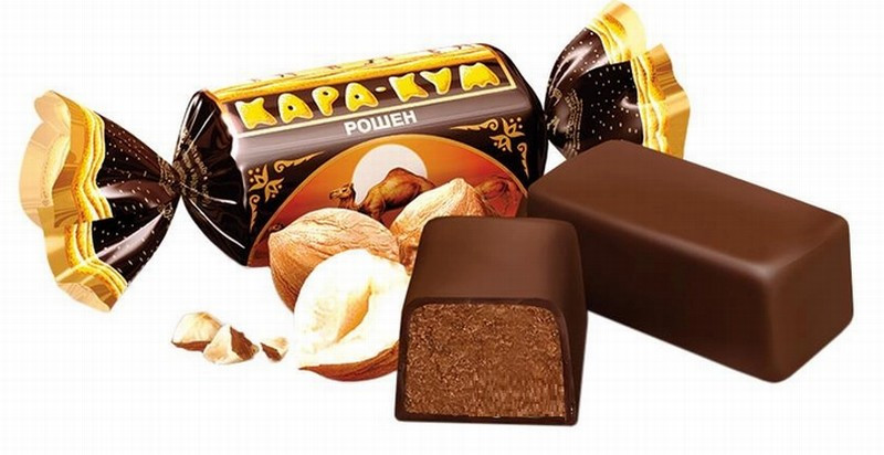 Šokolādes konfektes Roshen Karakum 1kg (09.09.26) Ukraina