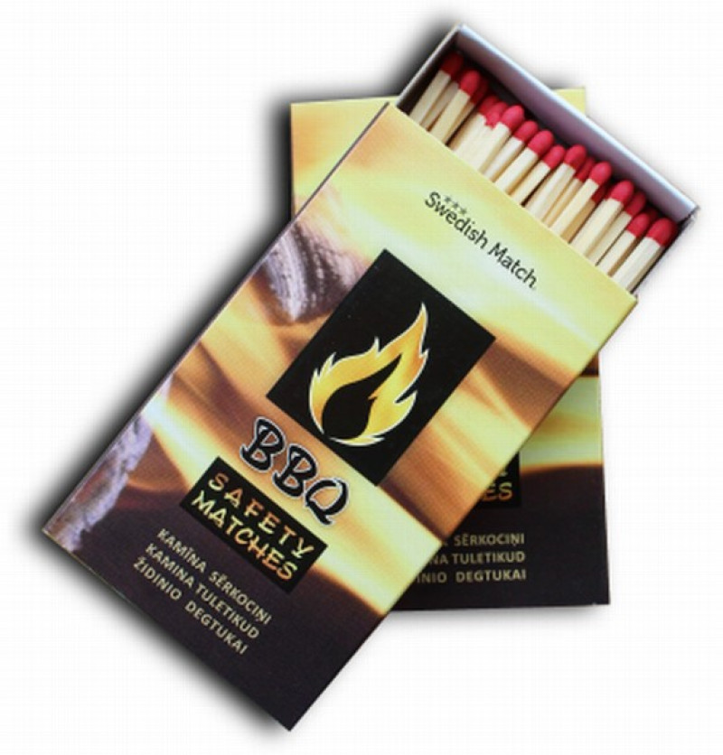 Sērkociņi kamīna BBQ 1/12