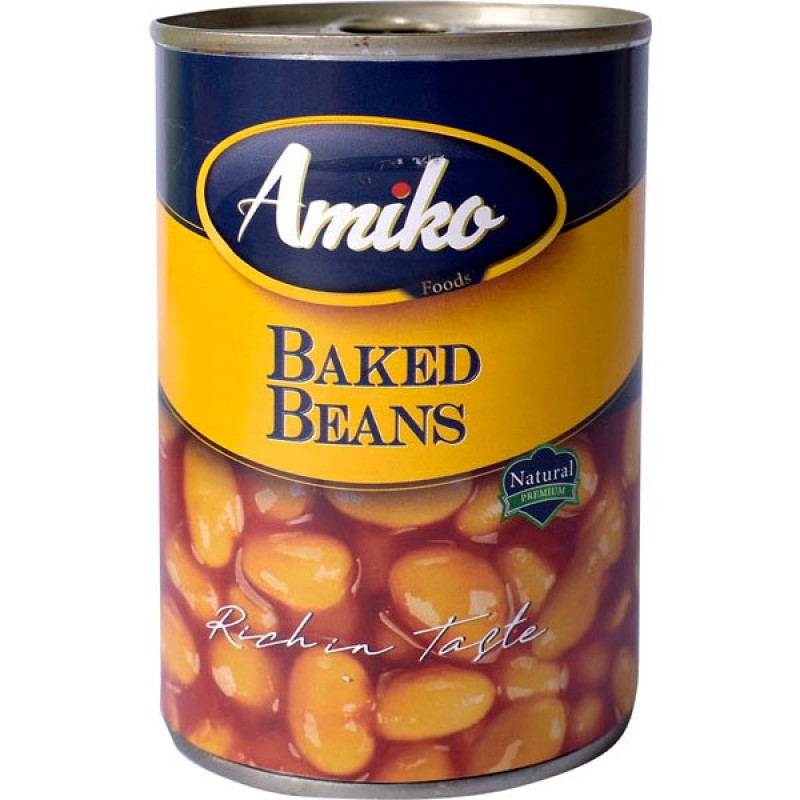 Pupiņas Amiko ceptas tomātu mērcē 400g (30.04.28) IT