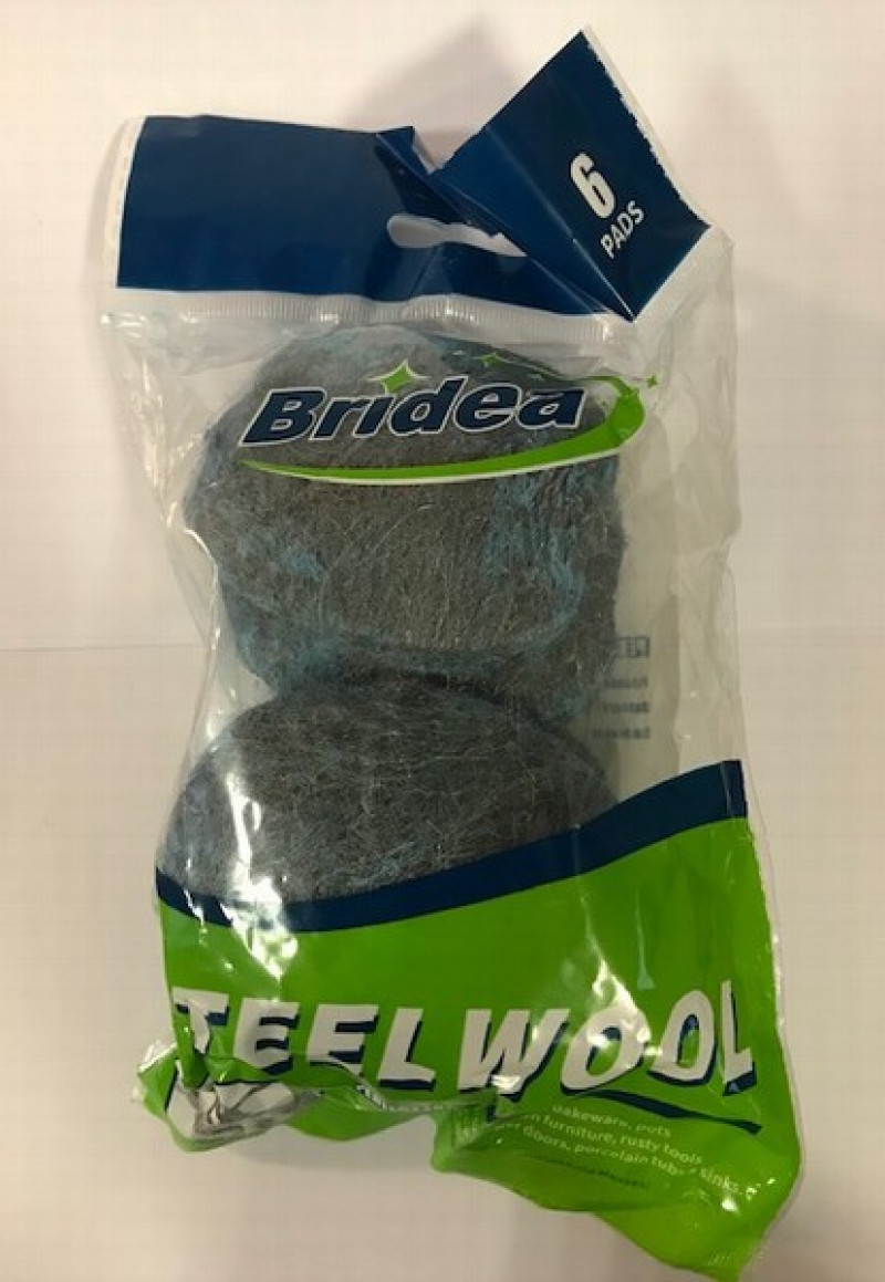 Metāla katliņu beržamie Bridea piesūcināti ar ziepēm 6gb