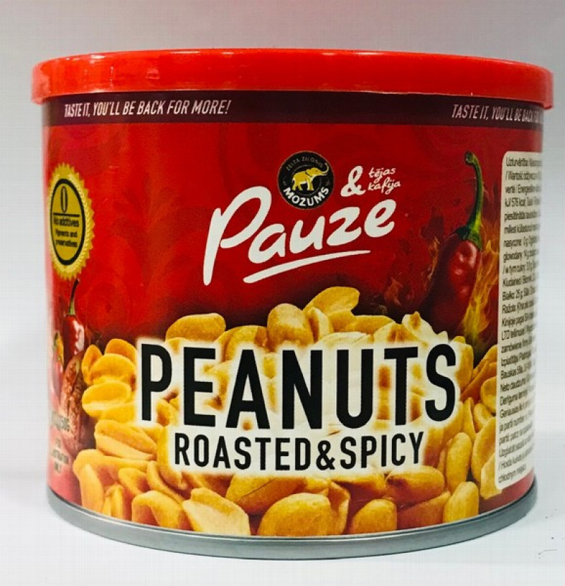 Zemesrieksti.Pauze asie, grauzdēti, sālīti 150g  (08.06.2027)