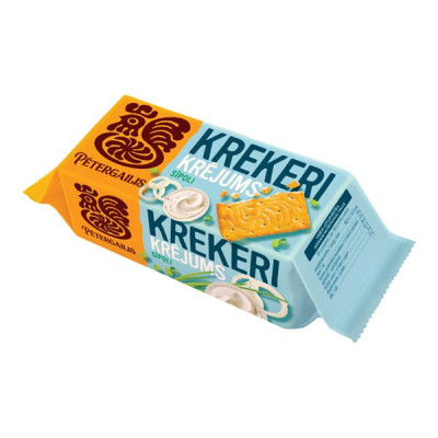 Krekeri Pētergailis ar krējumu un sīpoliem 72g (29.07.27) Lietuva