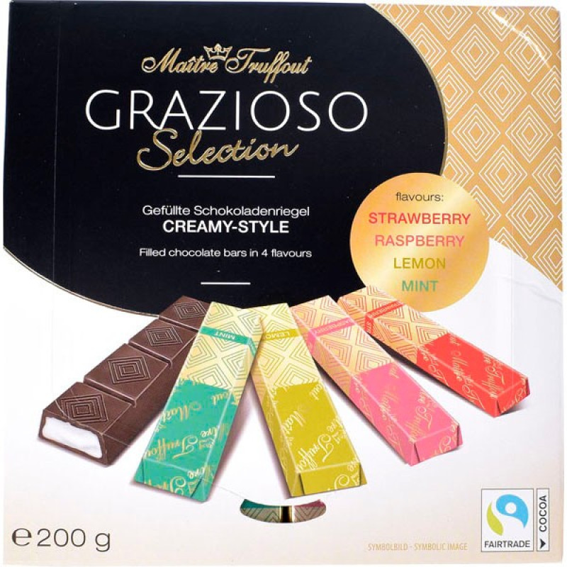 Konfekšu kaste Grazioso Creamy Asorti 200g (18.06.2026) Polija