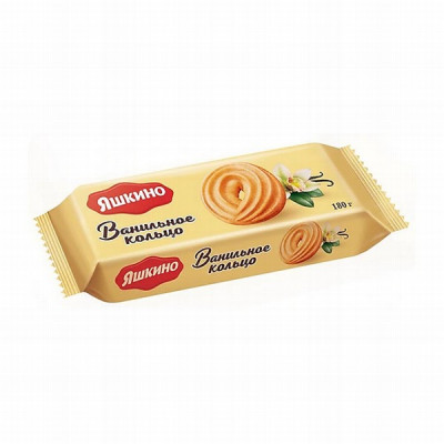Cepumi Yaškino Vaniļas riņķīši 180g (05.09.26) Krievija