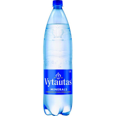 Minerālūdens Vytautas 1.5L (03.04.2026) DEPOZĪTA maksa 0.10 eiro Lietuva