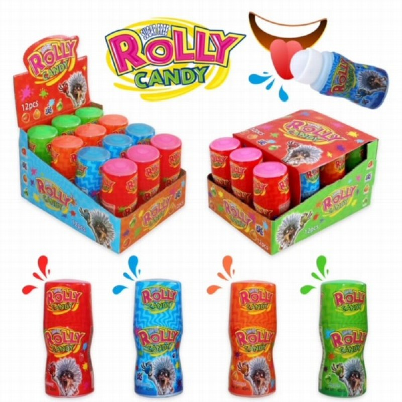 Karamele šķidrā Rolly Candy 40ml*12gb (01.08.2026)