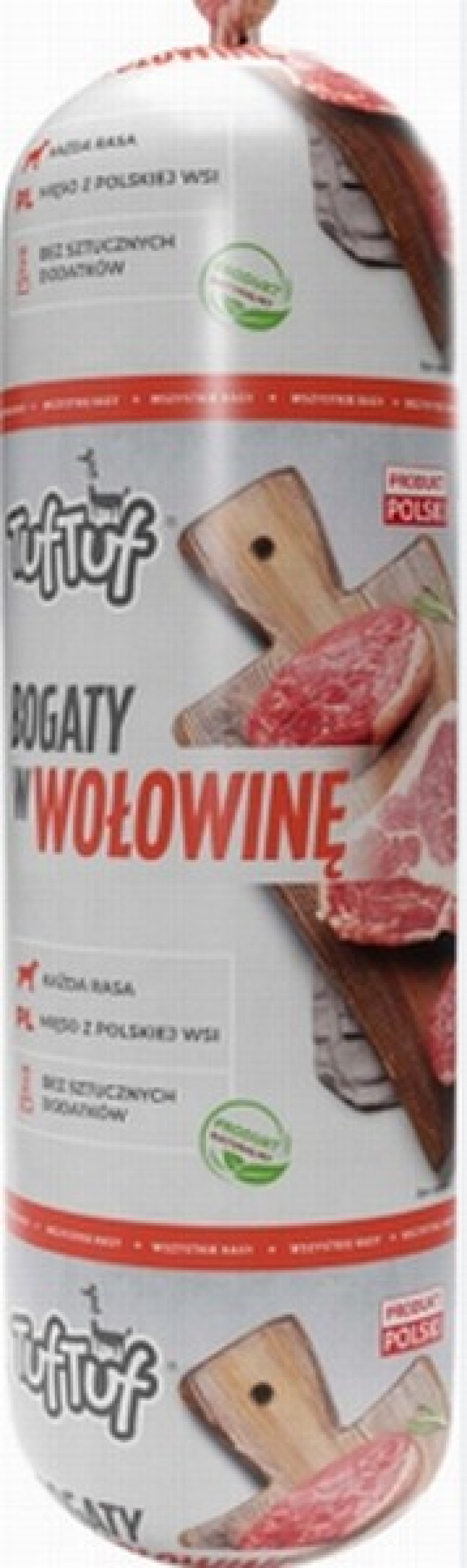 Suņu barība DESA TufTuf ar liellopu gaļu 900g (25.08.26)  Polija