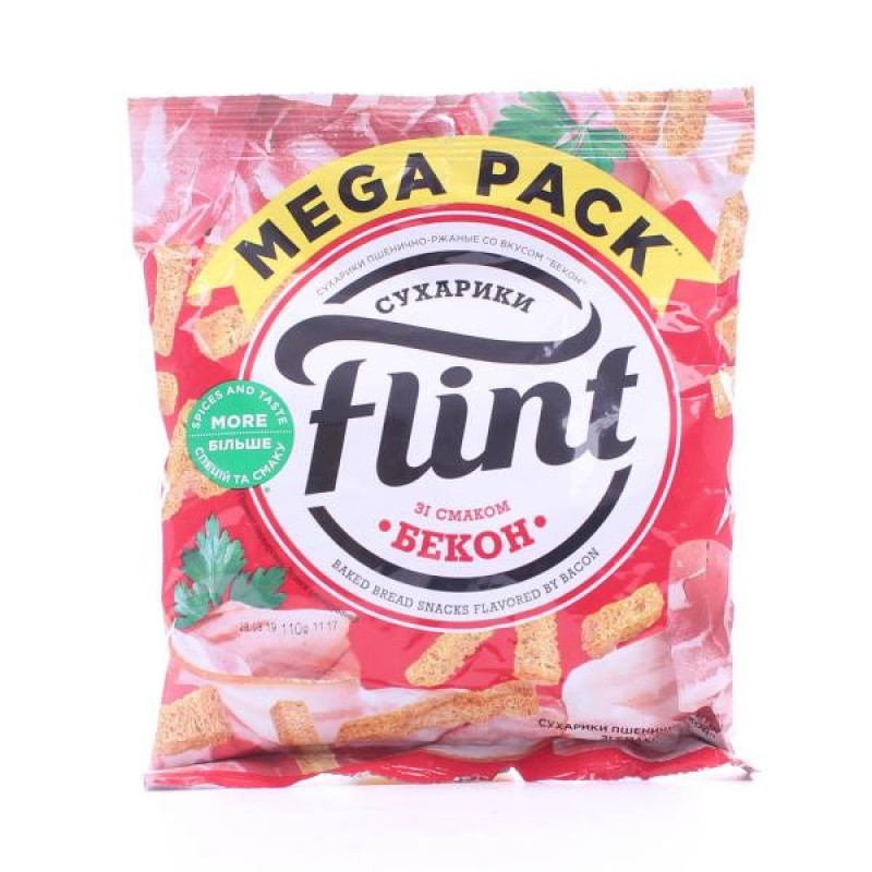 Grauzdiņi Flint bekona 110g 1/30 (04.07.26) Ukraina