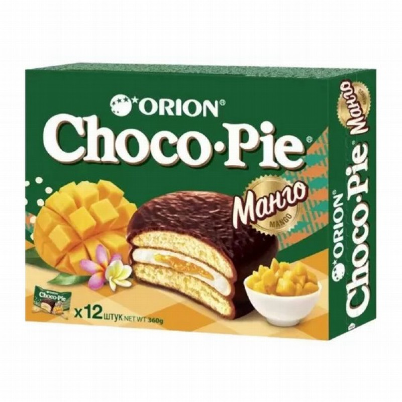 Cepumi Orion Choco Pie Mango 360 KDV (18.03.2026) Krievija