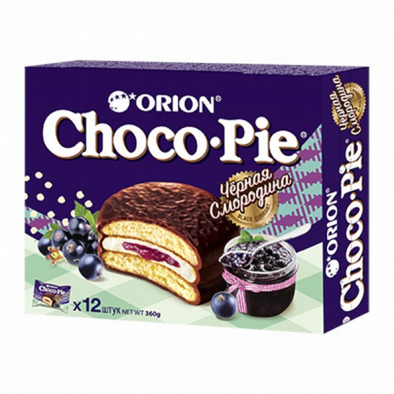 Cepumi Orion Choco Pie Black Currant 360 KDV (06.10.26) RU