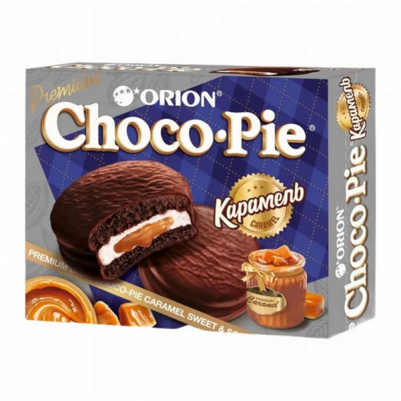 Cepumi Orion Choco Pie Caremel 360 KDV (15.10.2026) Krievija