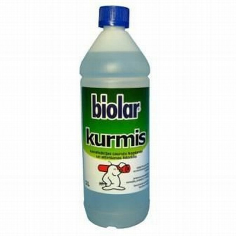 Kanalizācijas attīrīšanas līdzeklis Kurmis Biolar 1L 1/12 Latvija