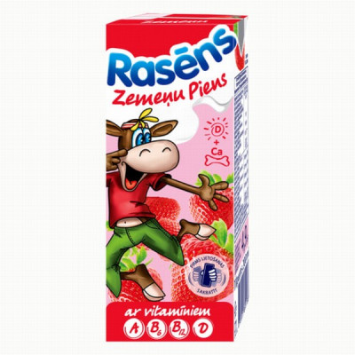 Piena dzēriens Rasēns zemeņu 1.5% 200ml(18.11.25)
