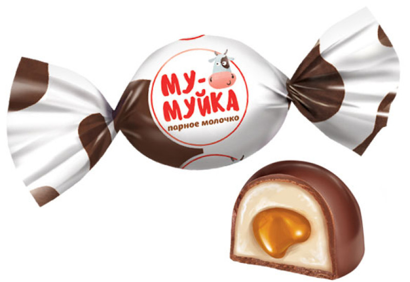 Šokolādes konfektes Mu-muika 0.5kg KDV (03.08.2026) Krievija